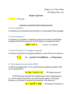 Phy. 213, Week 1 Notes