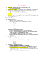 Botany Lecture Week 10 Notes
