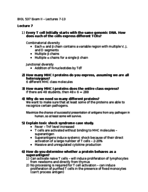 BIOL 537 Exam II Study Guide