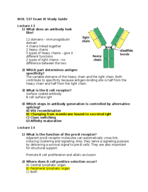 BIOL 537 Exam III Study Guide