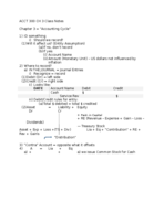 ACCT 300 Chapter 3 Notes