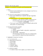 Macroeconomics Midterm #2 