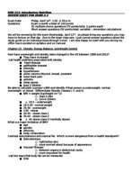 Exam 3 Study Guide