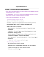 Exam 4 Study Guide Cognitive