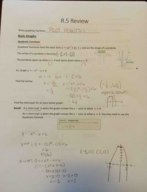 Business Calc. Week 1 Notes