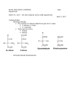Exam 4 notes 4/12