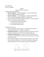 Science of Language: W-11, L-6,7 Notes