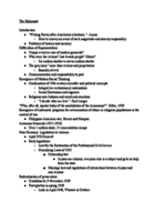 HY102, Week 12 Notes 