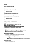 COP 2510 Study Guide