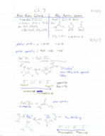 Organic Chemistry 1 Week 10 Lecture Notes: Dr. White