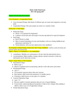PSY 101 Study Guide for the Final