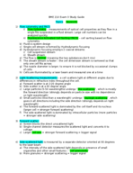 BME 210 Exam 3 Study Guide