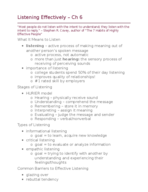 Chapter 6 Notes - Comm