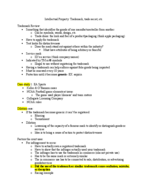 CS 340: Intellectual Property: Trademark, Trade Secret, etc. - Week 14