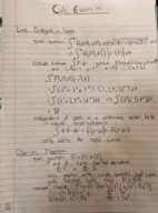 Calc Exam Study Guide