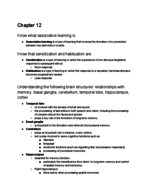 Psycho biology FINAL EXAM CHEAT SHEET 