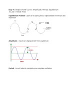 Physics 104: Week Three Notes