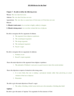 PHI 1010 Final Study Guide