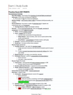 Neuro Final Exam Study Guide including Exam 3