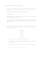 Math 110 Exam 2 (Study guide with solutions)