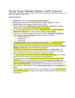 Study Soup- ESC Chapter 12 Summary Notes