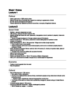 2C Week 1 Notes