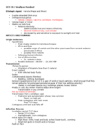 Malaria and Smallpox Notes