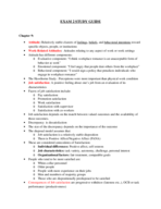 I/0 Final Exam Study Guide