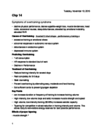 Exercise Physiology- Chapter 14
