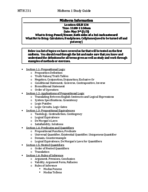 Midterm 1 Study Guide
