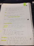 PHSC 101, week 12 notes