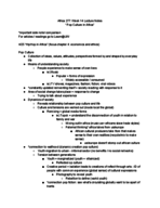 Africa 277: Week 14 Notes 