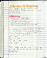CHE 4346, Study Guide
