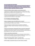 Exam 4 Study Guide