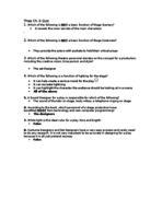 Ch. 6 quiz study guide