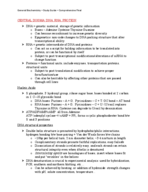 General Biochemistry Study Guide 3 - Final Exam 