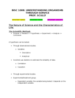 BISC 1008, FINAL STUDY GUIDE 