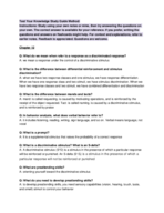 Learning and Behavior Analysis Probe 4 Study Guide