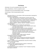 Final Review & Week 15