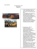 Art Appreciation 1309 final review pt 2