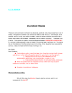 Statutes Of Fraude