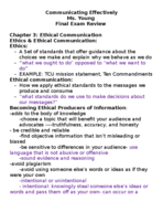 Final Exam Review 