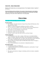 STUDY GUIDE FOR FINAL EXAM