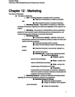 Commerce 1800 Final Study Guide–Spring 2017
