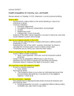 Soc 170, week 12 notes