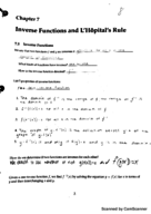 Math 166- Test One Study Guide