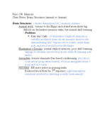 PSYC-234: Memory, Week 3