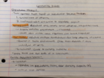 BI213 Week 9 Notes - Kayes