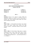 C++ NOTES