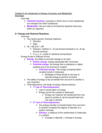 Biology 1113 - Chapter 6 Notes
